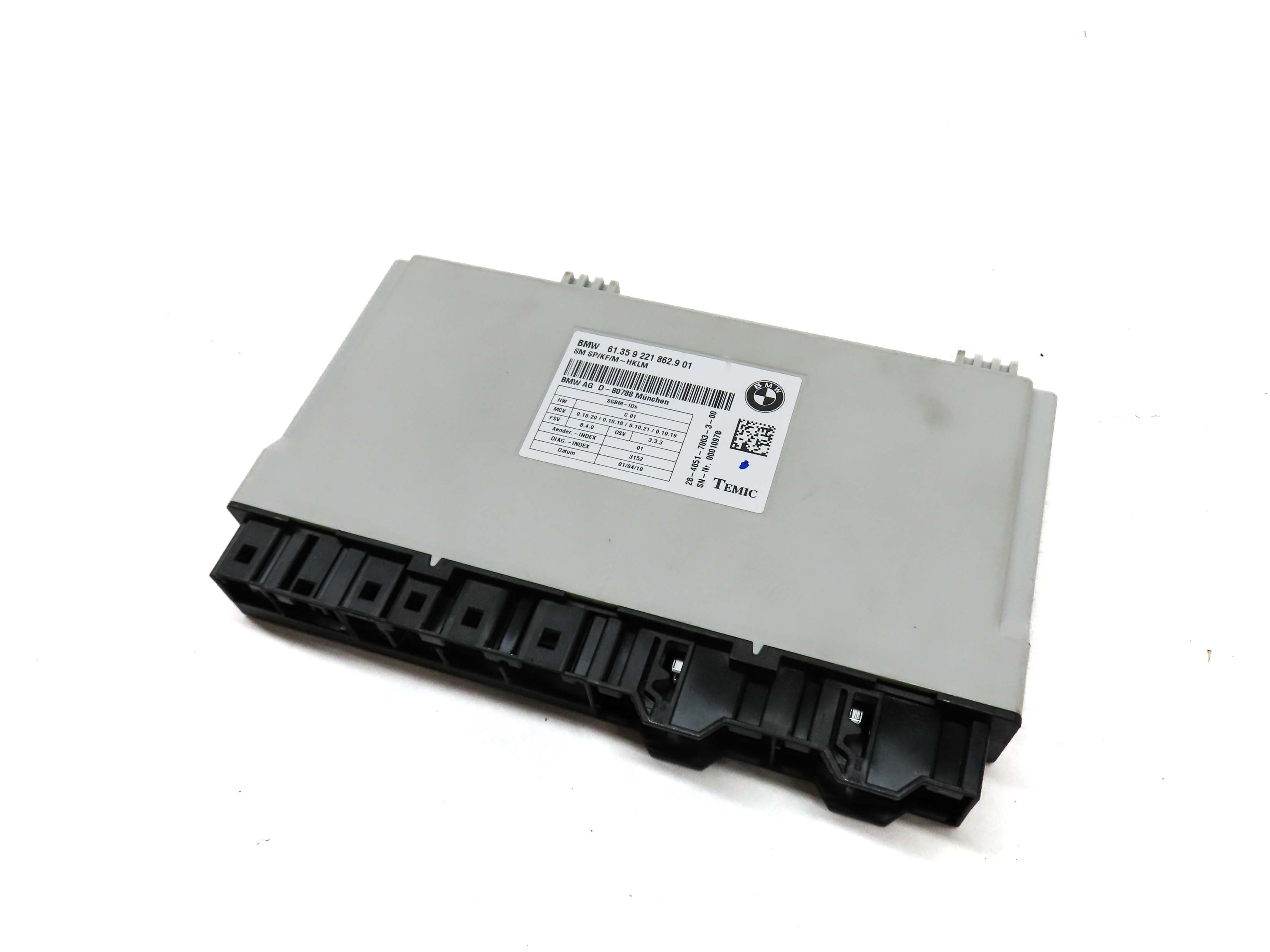 2011-2014 BMW X5 X5M X6 X6M (E70 E71) LEFT FRONT DRIVER SEAT CONTROL MODULE — exact item pictured